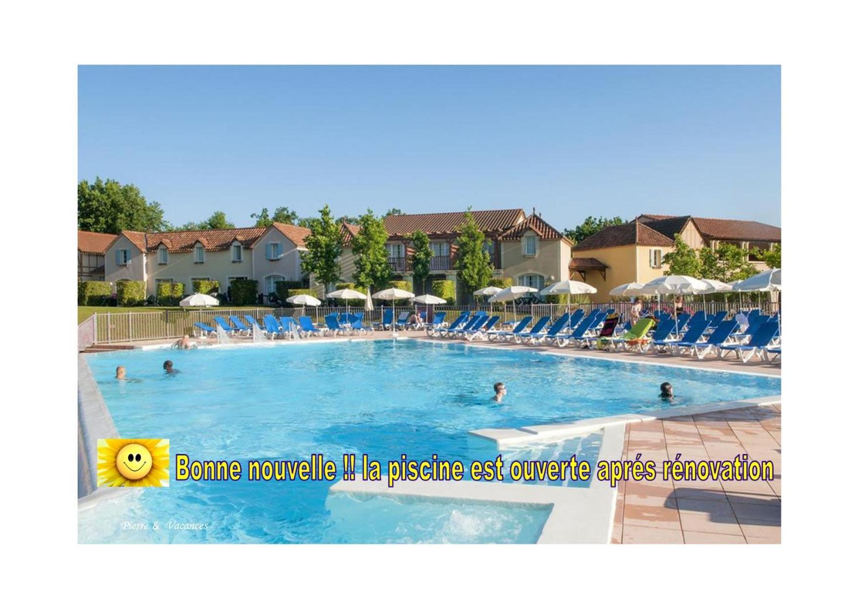 Charmant Appartement Avec Piscine. Monflanquin Exterior photo